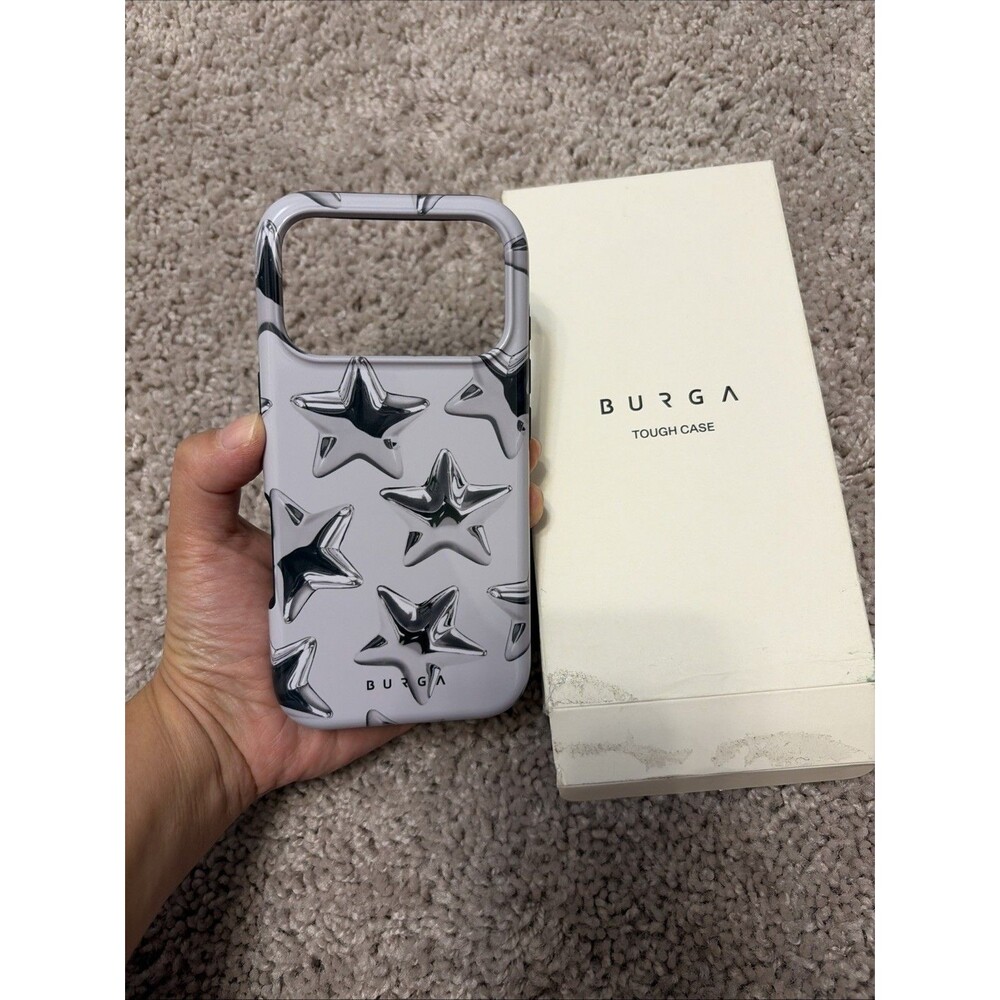 BURGA Tough Case iPhone 17 Pro - Chrome Metallic Star Open Box